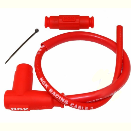 ΠΙΠΑ ΣΙΛΙΚΟΝΗΣ NGK ΟΡΘΗ ΓΩΝΙΑ ΜΕ ΚΟΚΚΙΝΟ ΚΑΛΩΔΙΟ KOKKINH